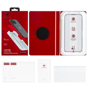 Защитное стекло RUBYTAK iPh 16 Pro Max Silk Printing с аппликатором