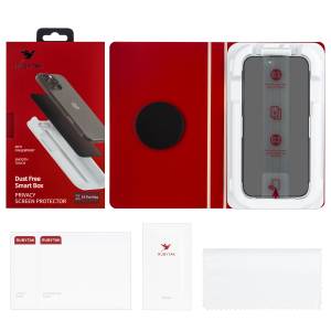 Защитное стекло RUBYTAK iPh 14 Pro Max Privacy с аппликатором