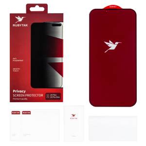 Защитное стекло RUBYTAK Privacy iPh 13 Pro Max/14 Plus