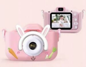 Фотоаппарат детский  X2 Розовый Кролик
