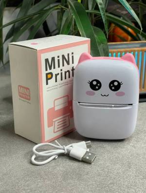 Мини принтер X5 розовый