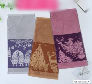 [Упаковка 12 шт] Полотенца для рук и кухни 35*75 см. Состав: 100 % хлопок. Материал: Лён+махра