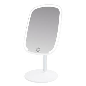 Настольное зеркало для макияжа с подсветкой ML-05 ISA белое