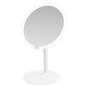 Настольное зеркало для макияжа с подсветкой ML-01 ISA белое