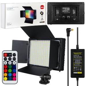 Светодиодная панель со шторками для фотосъемки LED-800 RGB ISA