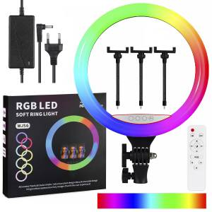 Селфи кольцо 56см MJ56 22' RGB (без штатива)