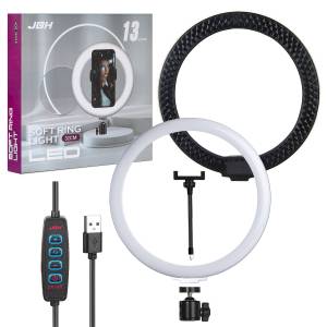 Селфи кольцо 33СМ M-33 13' JBH бриллиантово-черный