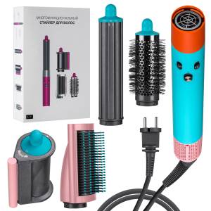 Набор Стайлер голубой с розовым (4 в 1) 2.7M