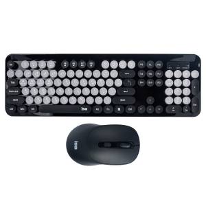 Комплект беспроводная клавиатура + мышь ISA KB-09 черная