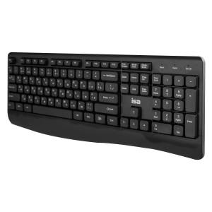Клавиатура проводная ISA KB-04 черная