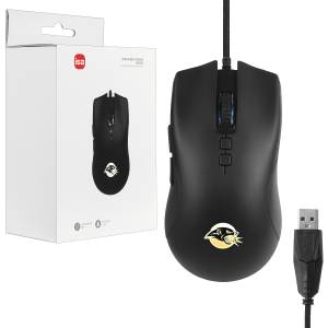 Мышь игровая проводная с подсветкой GM-4 ISA черная