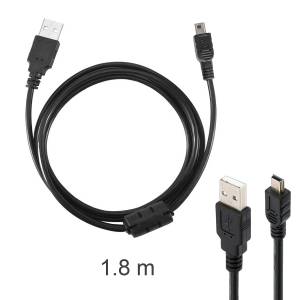Кабель USB 2.0 USB- Mini USB 1.8M черный