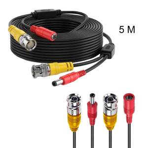 Кабель комбинированный BNC/DC-BNC/DC 5 метров