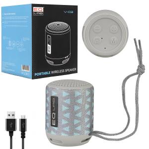 Портативная акустика V-03 Зеленая с серым