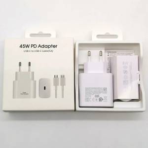 Переходник  СЗУ Samsung 45W EP-T4510 Type-C белый