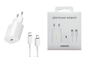 Переходник  СЗУ Samsung 25W EP-T2510 Type-C белый