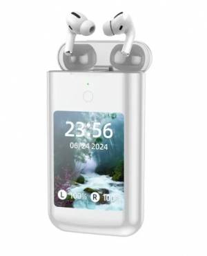 Беспроводные Bluetooth наушники TF20 BOX с функцией PowerBank и дисплеем