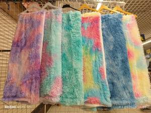 Без выбора! Плюшевый плед, радужная травка 150*200 см