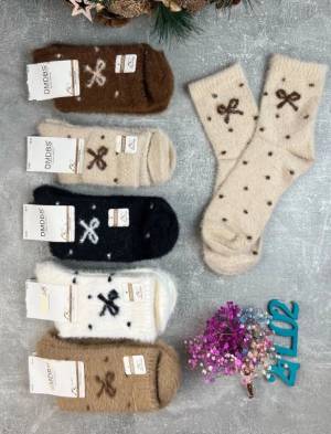 10 пар Женские носки из меха куницы с ослабленнной резинкой Р.36-41