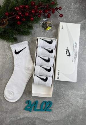 6 пар в коробке Женские спортивные, фирменные носки Р: 36-41