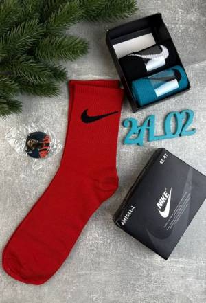 3 пары в коробке Мужские спортивные, фирменные носки Р: 41-47