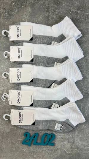    Мужские носки средняя длина, 10 пар. Хлопок. Р.: 41-47