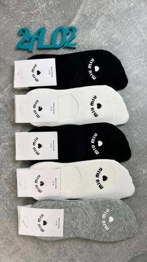 Женские носки-следки, 10 пар. Нескользящие. Хлопок Р.: 36-41