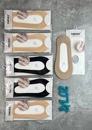 Женские невидимые следки нескользящие, 10 пар. Р.: 36-41