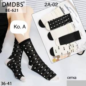 Женские носки в сетку, 10 пар. Хлопок. Р.: 36-41