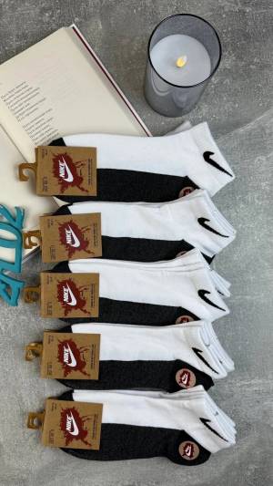 Женские носки пол короткие, 10 пар. Хлопок. Р.: 36-41