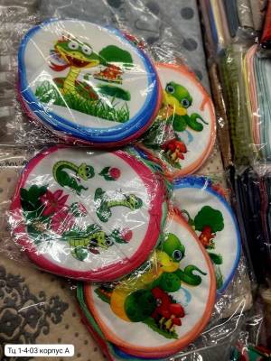 Распродажа!!! Упаковка 20 шт. Круглые салфетки с петелькой для кухни, 25*25 см. Микрофибра