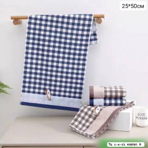 Упаковка 12 шт. Полотенца внешняя сторона лён, внутренняя махра, 25*50 см