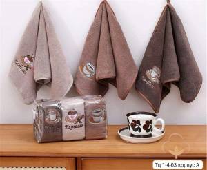 [Упаковка 6 шт] Полотенца для кухни в подарочной сумочке, 25*50 см. Микрофибра