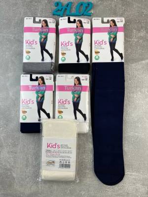 [Упаковка 6 шт] Колготки для школьников .Р.: 7-8 (122-128), 11-12 (146-152), 12-13 (158-164)