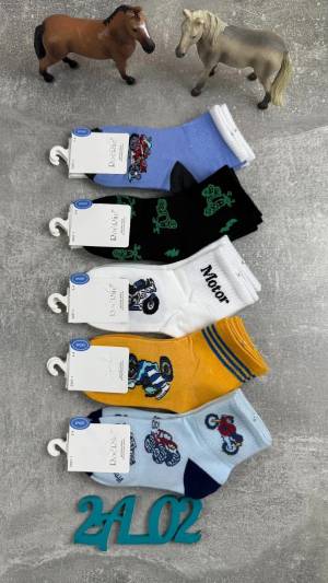 [Упаковка 10 пар] Детские носки. Р.: 2-4, 6-8, лет