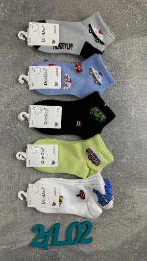 [Упаковка 10 пар] Детские носки. Р.: 2-4, 4-6, 6-8 лет