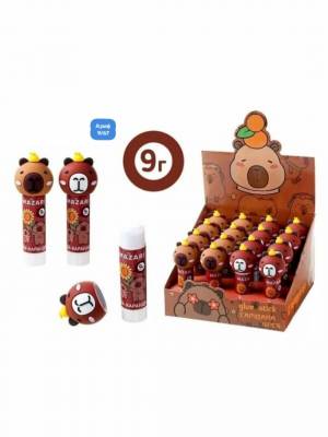 1 шт Клей-карандаш канцелярский 9г Капибара