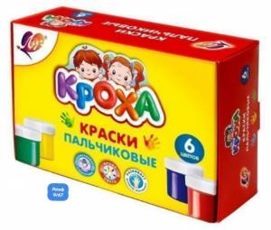 Краски пальчиковые Луч КРОХА 6цв. 40 мл 3+