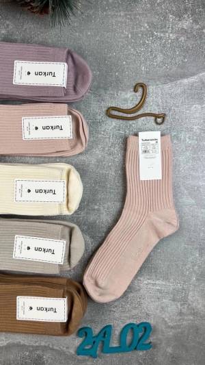 Женские носки рубчик 10 пар р.36-41