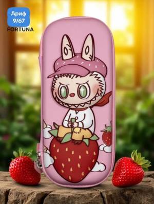 Без выбора!!! Пенал школьный Лабубу на молнии, экожа, 17×10×5 см