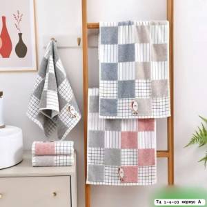 [Упаковка 12 шт] Полотенце махровое 35*75 см с петелькой. Хлопок 100%