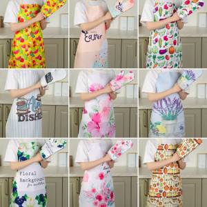 Без выбора!!! Кухонный набор 3 в 1. Фартук, рукавица, прихватка