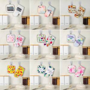 Кухонный набор 2 в 1. Рукавичка и прихватка