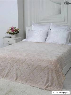 Интерьерный плед велсофт 200*220 см. Материал бамбук