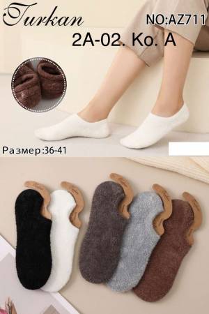 [10 пар] Махровые женские следки р.36-41 Кашемир, хлопок