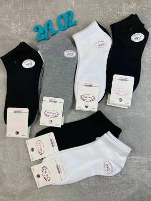 [10 пар] Распродажа!!! Женские носки короткие, р. 36-41 Хлопок