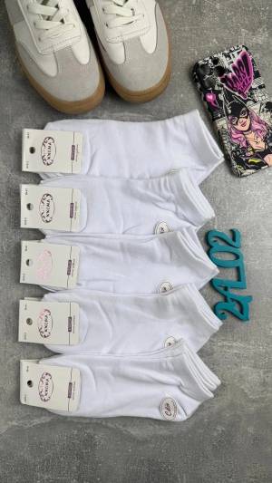 [10 пар] Распродажа!!! Женские носки короткие, р. 36-41 Хлопок