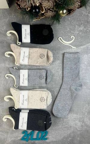 [10 пар] Женские носки, средняя высота р.36-41 Хлопок