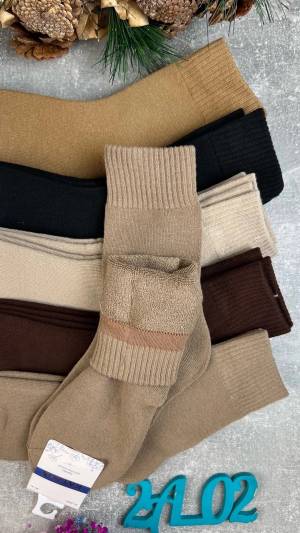 [10 пар] Женские махровые носки. Высокая длина р.36-41 Хлопок