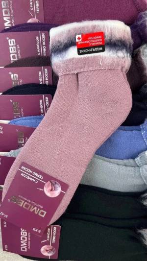[10 пар] Женские теплые носки, внутри махровые р.41-47